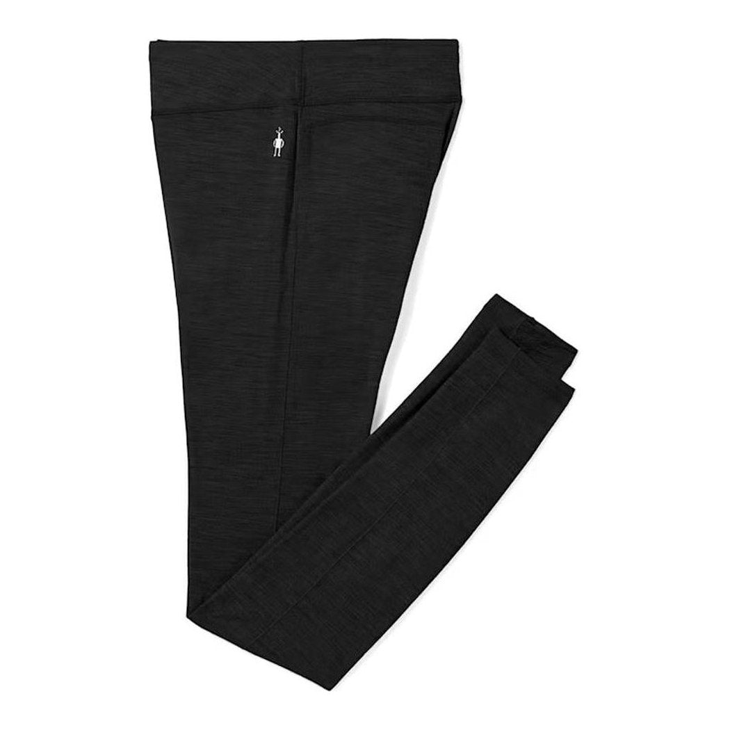 A front view of the Smartwool Women's Classic All-Season Merino Base Layer Bottom in Light Gray Heather with a white background.