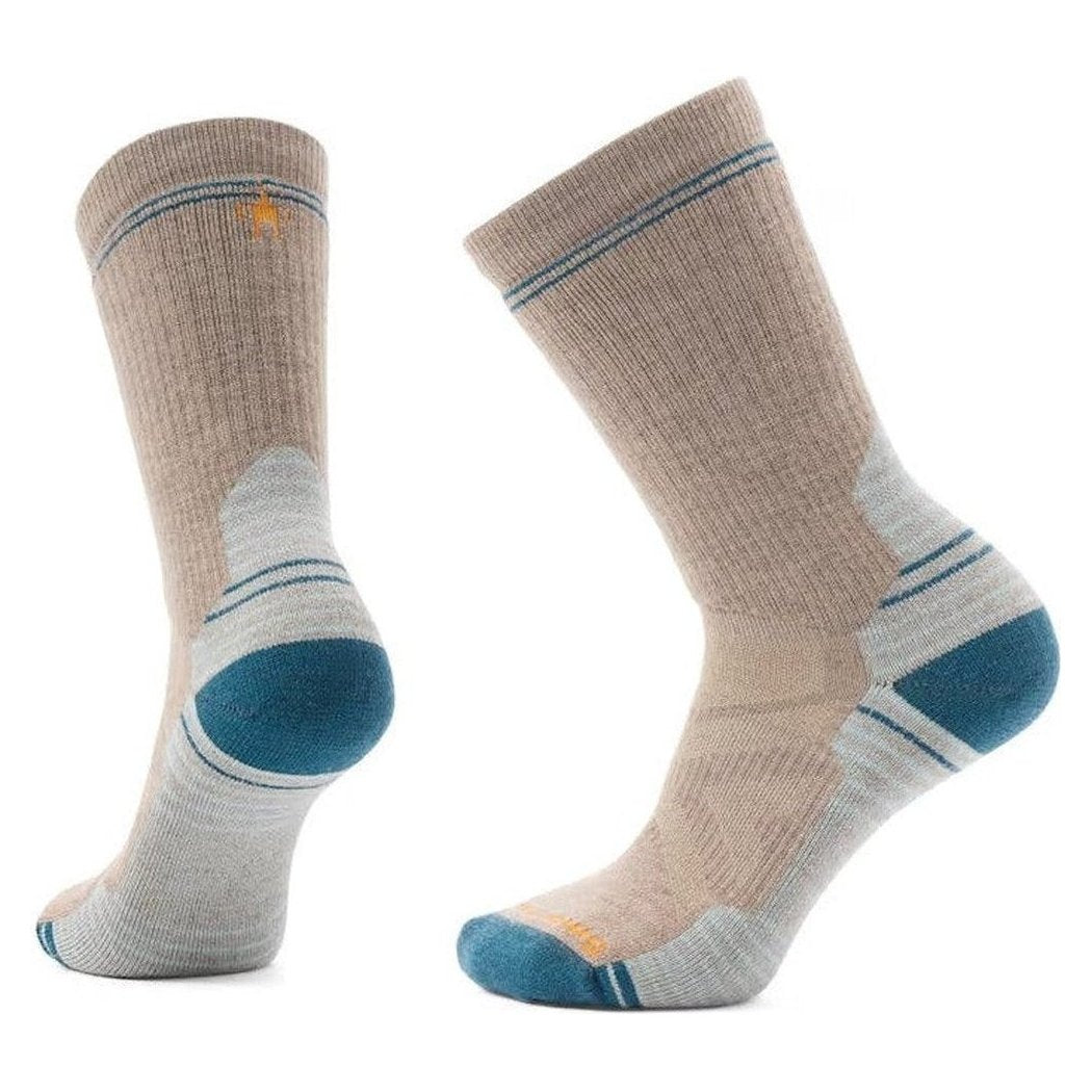 Side view of the Smartwool Women's Hike Full Cushion Crew Socks showing the deep navy heel and toe against a white background.