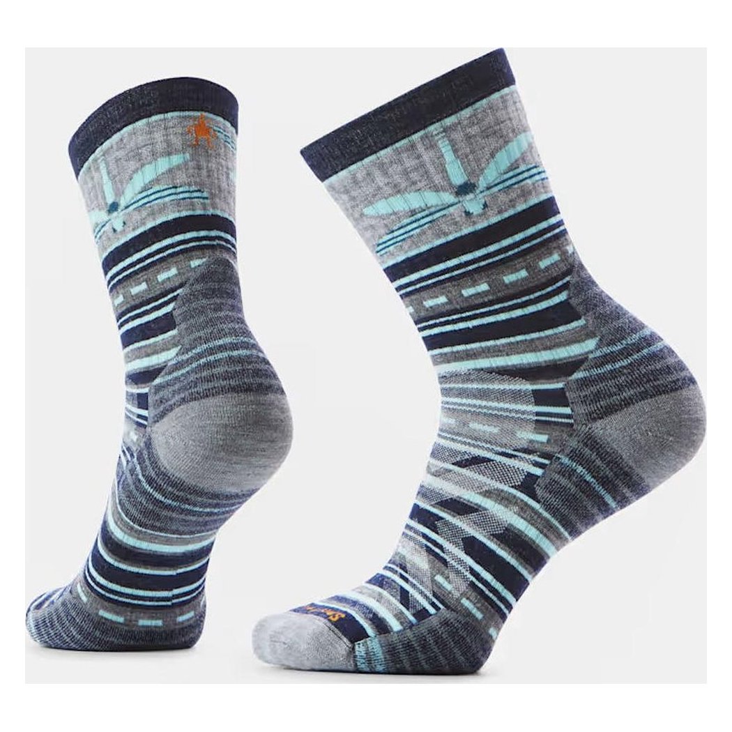 Smartwool Women's Hike Targeted Cushion Dragon Stitch Mid Crew Socks-Accessories - Socks - Women's-Deep Navy-M-Appalachian Outfitters