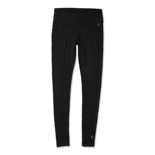 Black Smartwool Women's Merino 250 Base Layer Bottom shown from front against white background.