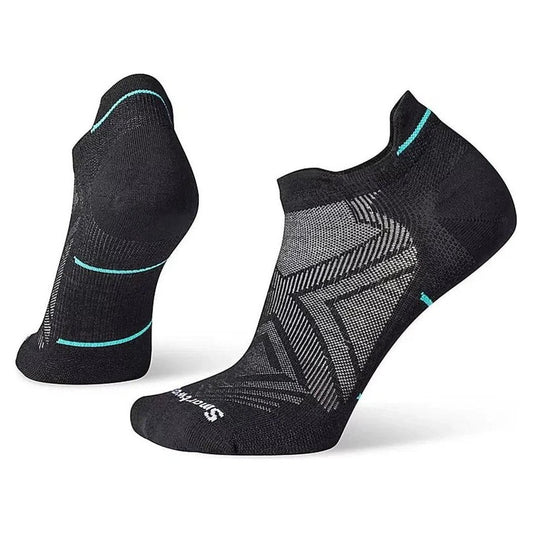 Smartwool Women's Run Zero Cushion Low Ankle Socks-Accessories - Socks - Women's-Black-S-Appalachian Outfitters