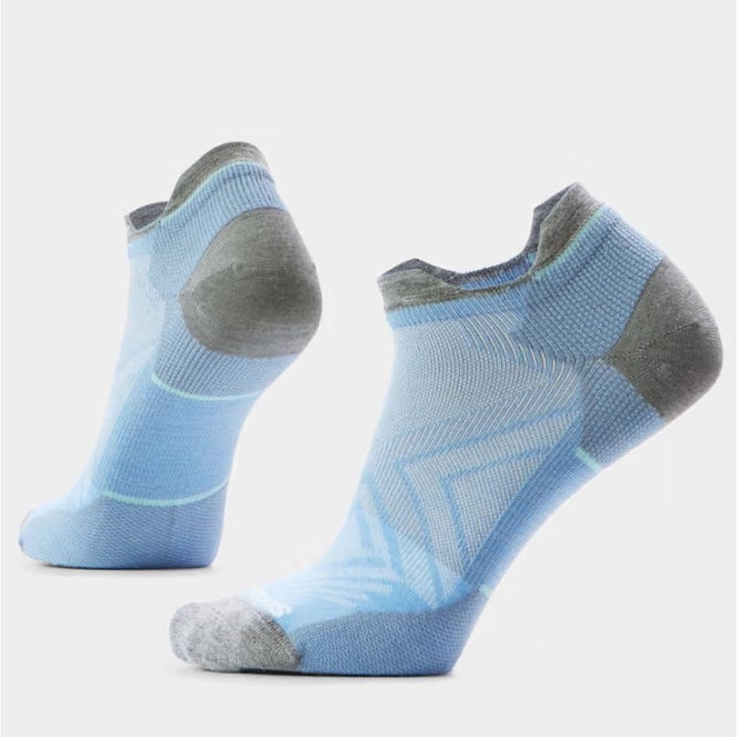 Smartwool Women's Run Zero Cushion Low Ankle Socks-Accessories - Socks - Women's-Serene Blue-S-Appalachian Outfitters