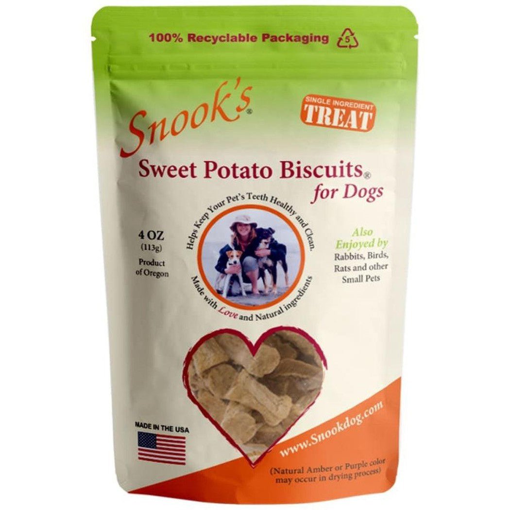 Snook's Pet Products Sweet Potato Biscuits-Pets - Treats-4 oz-Appalachian Outfitters