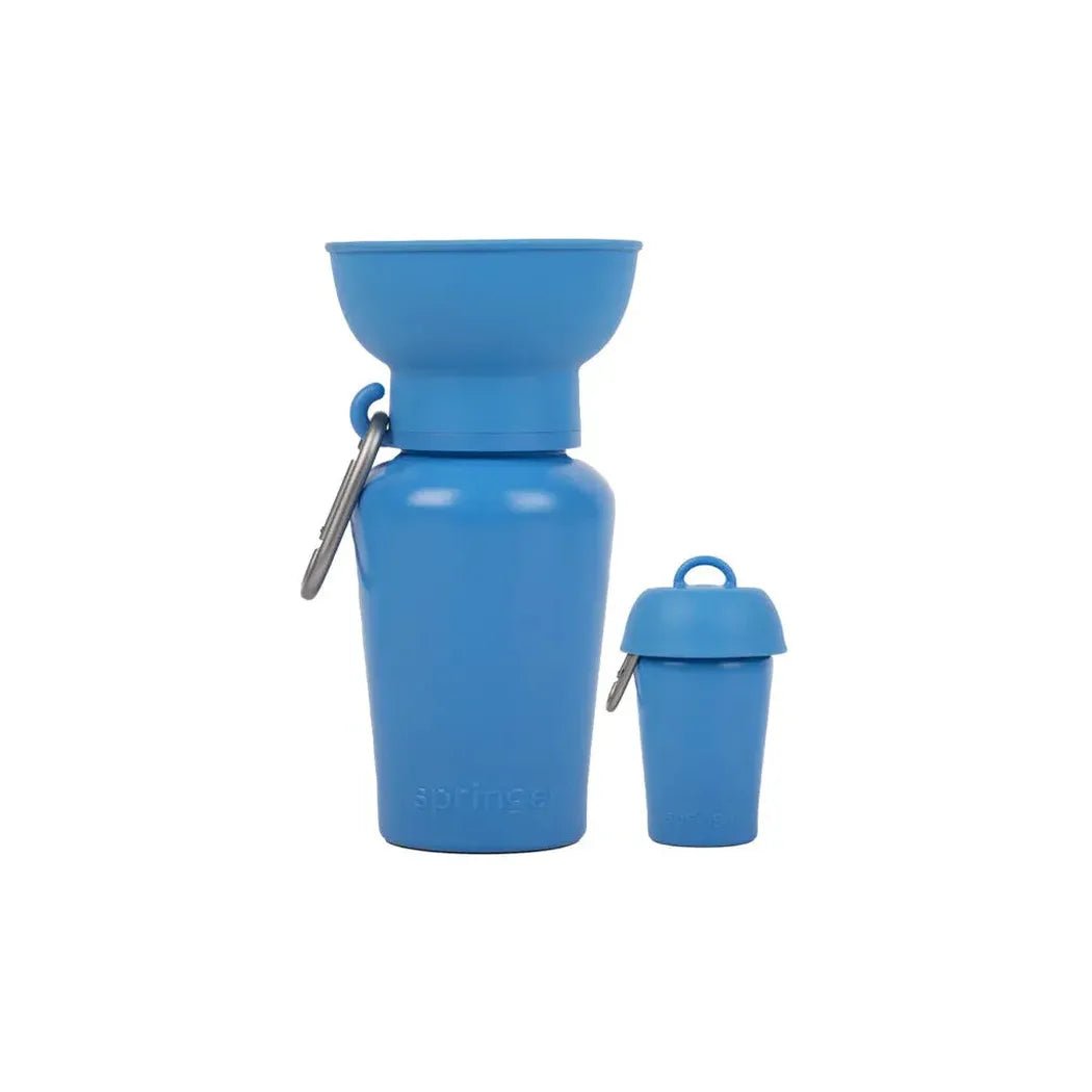 Springer Flip Dog Travel Bottle-Pets - Bowls-Blueberry-Appalachian Outfitters