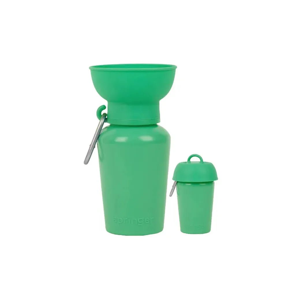 Springer Flip Dog Travel Bottle-Pets - Bowls-Springer Green-Appalachian Outfitters