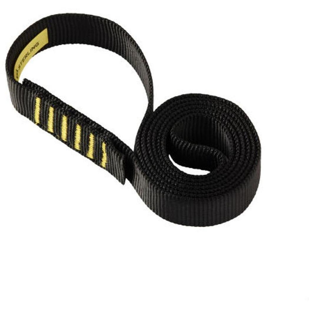 Sterling Rope 1' Tubular Nylon Sling-Climbing - Cord and Webbing - Slings-24-Black-Appalachian Outfitters