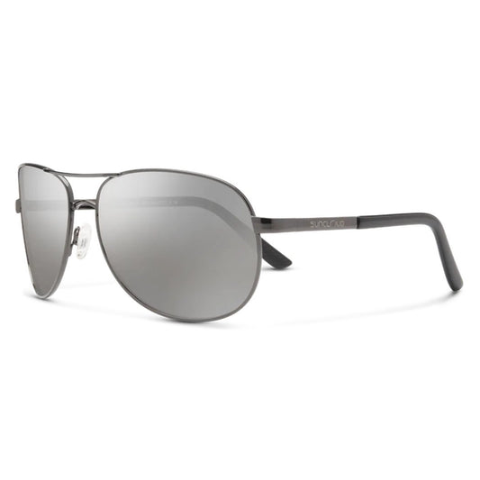 Suncloud Aviator-Accessories - Eyewear - Sunglasses-Gunmetal-Polar Silver Mirror-Appalachian Outfitters