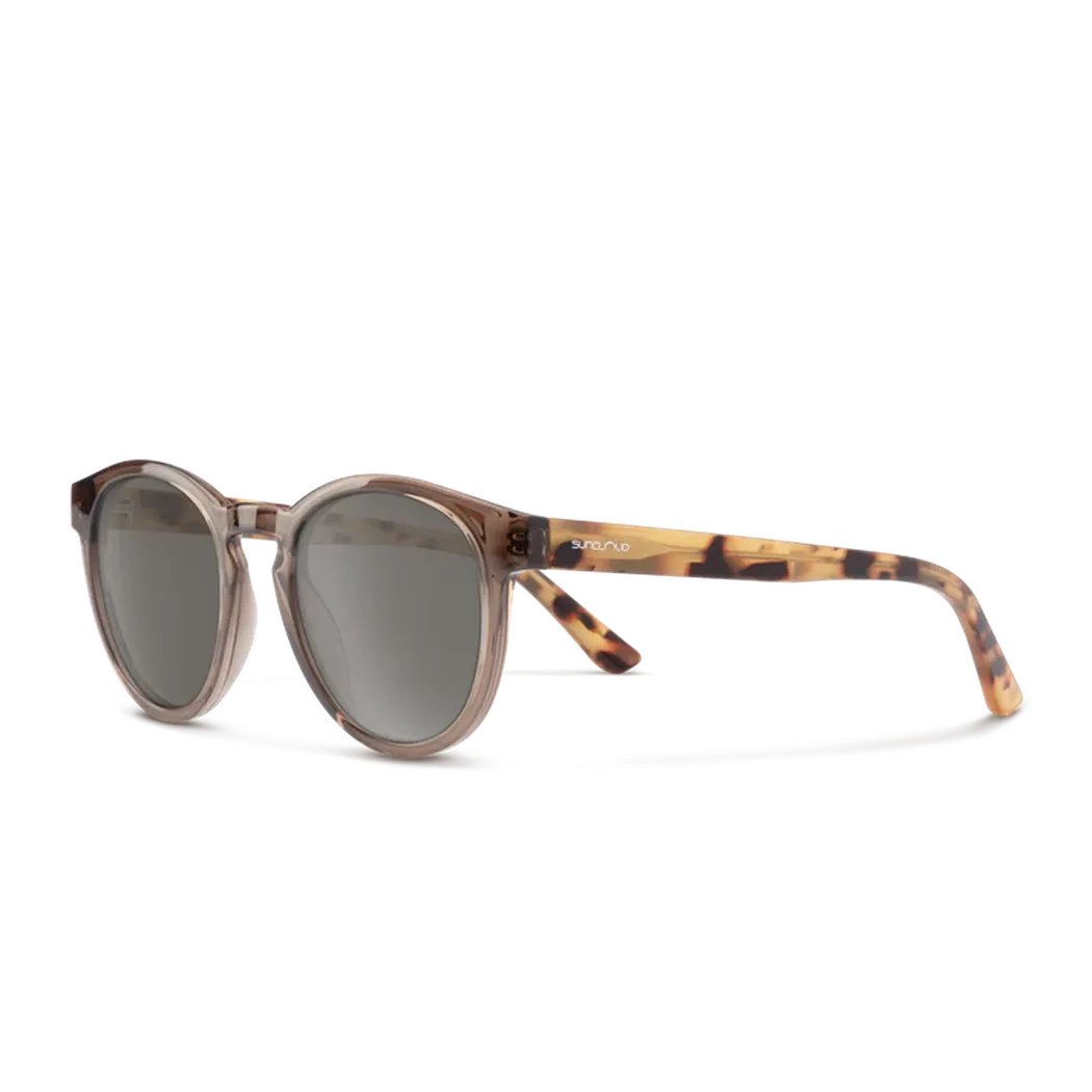 Suncloud Barnes-Accessories - Eyewear - Sunglasses-Sepia Crystal-Polarized Gray-Appalachian Outfitters