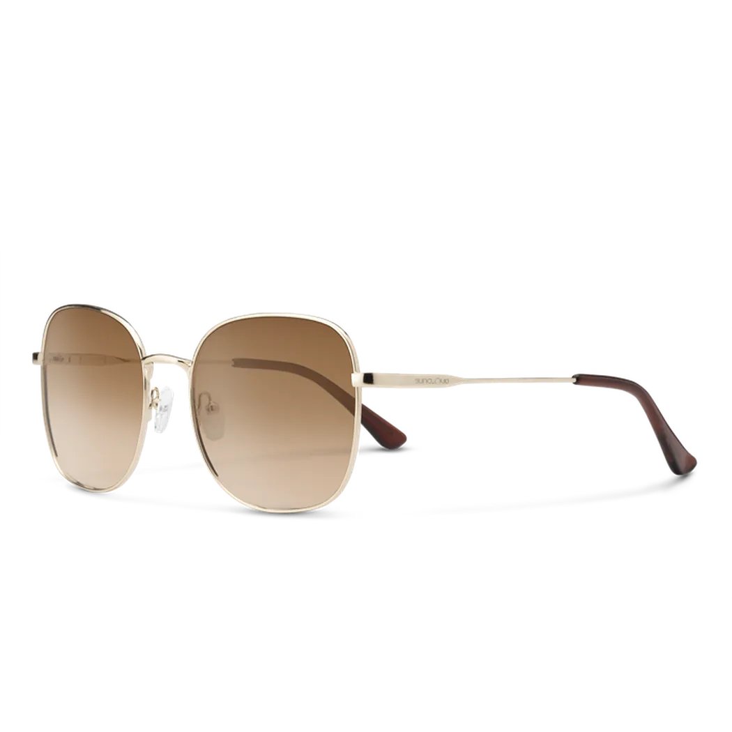 Suncloud Beverly-Accessories - Eyewear - Sunglasses-Gold-Polarized Brown Gradient-Appalachian Outfitters