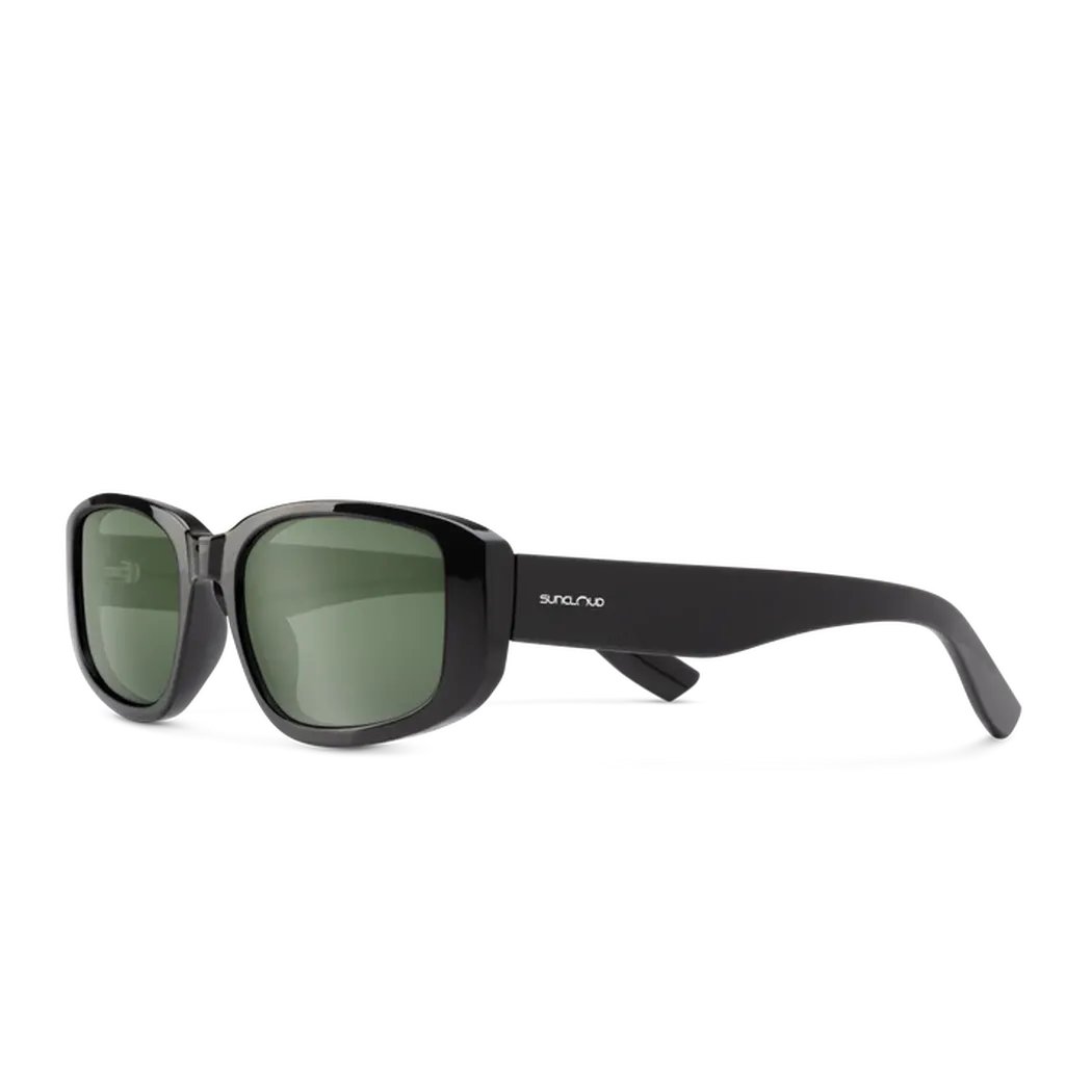 Suncloud Lane-Accessories - Eyewear - Sunglasses-Black-Polarized Gray Green-Appalachian Outfitters