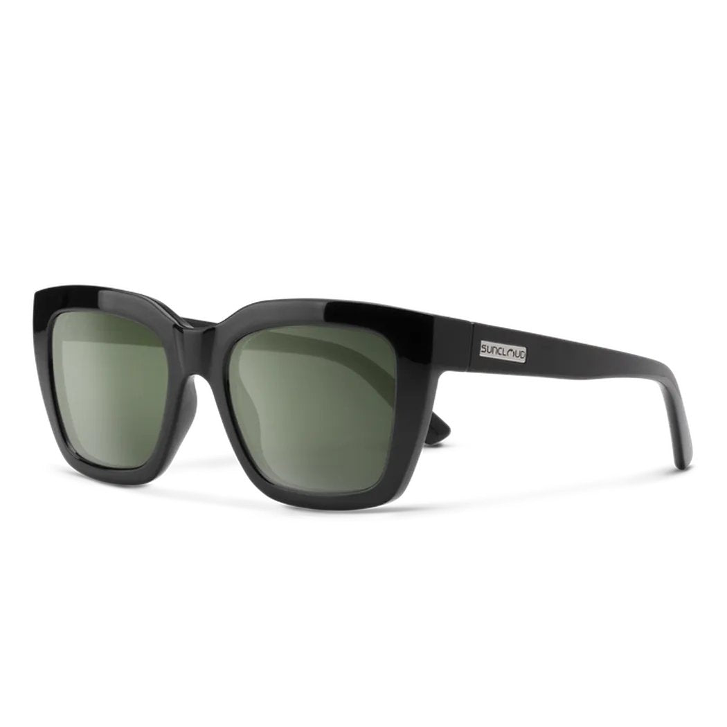 Suncloud Marion-Accessories - Eyewear - Sunglasses-Black-Polarized Gray Green-Appalachian Outfitters