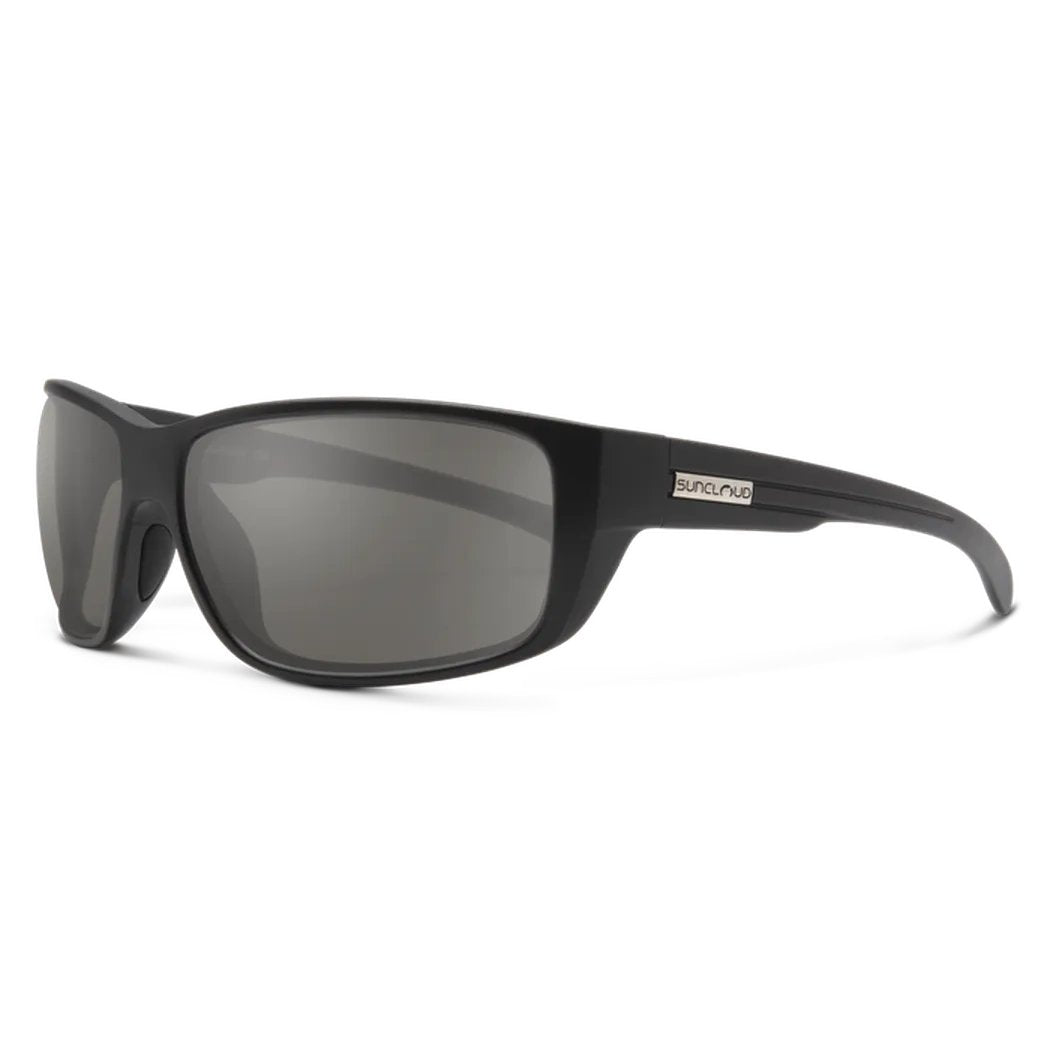 Suncloud Milestone-Accessories - Eyewear - Sunglasses-Matte Black-Polarized Gray-Appalachian Outfitters