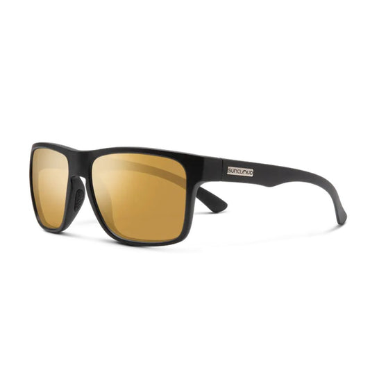 Suncloud Rambler-Accessories - Eyewear - Sunglasses-Matte Black-Polarized Sienna Mirror-Appalachian Outfitters