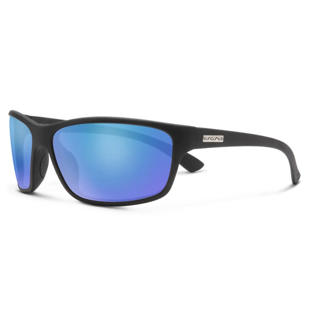 Suncloud Sentry-Accessories - Eyewear - Sunglasses-Matte Black-Polarized Blue Mirror-Appalachian Outfitters