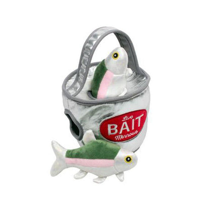 Tall Tails Bait Bucket Squeaky Hide & Seek Toy - 9"-Pets - Toys-Appalachian Outfitters