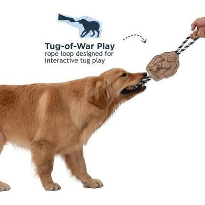 Tall Tails Natural Leather Big Foot Tug Dog Toy-Pets - Toys-Appalachian Outfitters