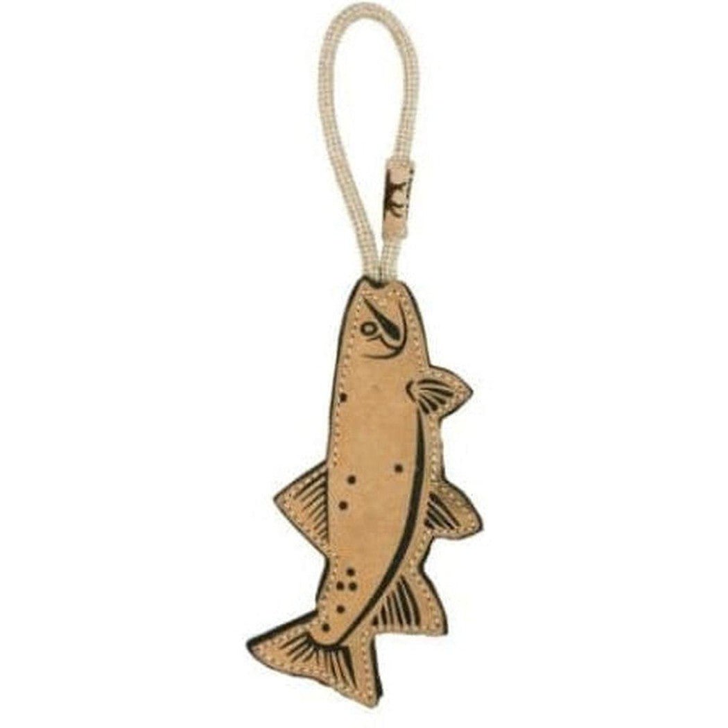 Tall Tails Natural Leather Trout Tug Toy-Pets - Toys-Appalachian Outfitters