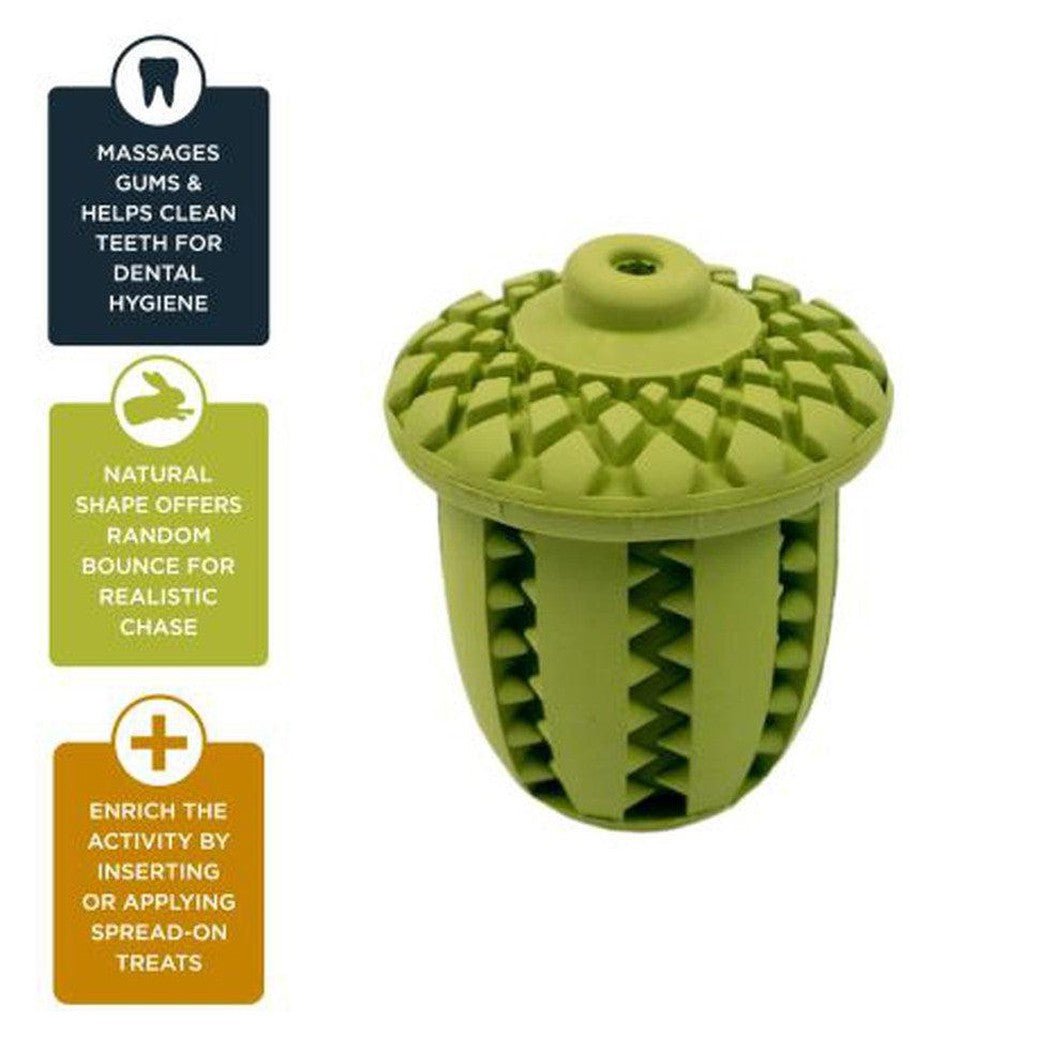 Tall Tails Natural Rubber Acorn Toy - 3"-Pets - Toys-Appalachian Outfitters