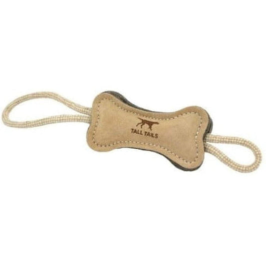 Tall Tails Natural Wool Bone Tug Toy - 16 Inch-Pets - Toys-Appalachian Outfitters