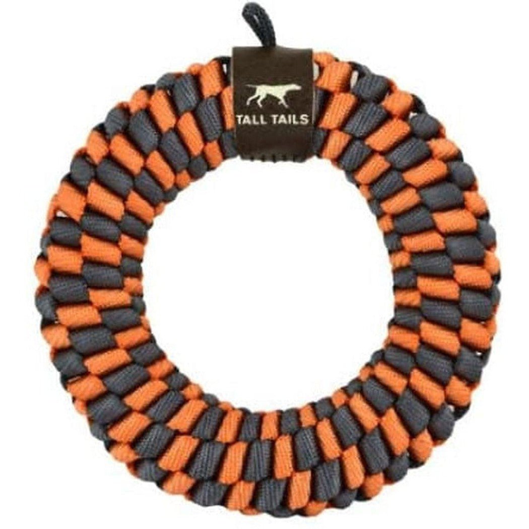 Tall Tails Orange Braided Ring Toy-Pets - Toys-5 inch-Appalachian Outfitters