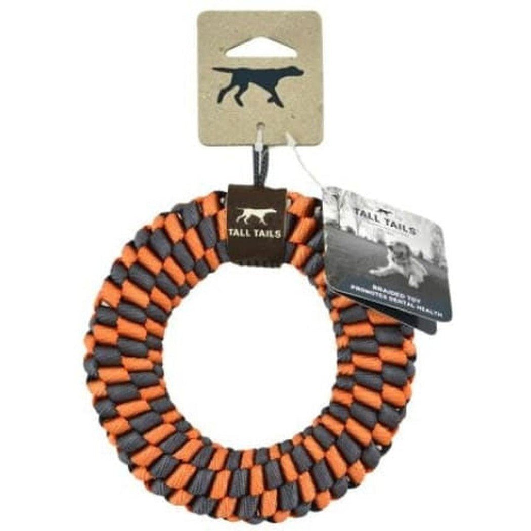 Tall Tails Orange Braided Ring Toy-Pets - Toys-Appalachian Outfitters