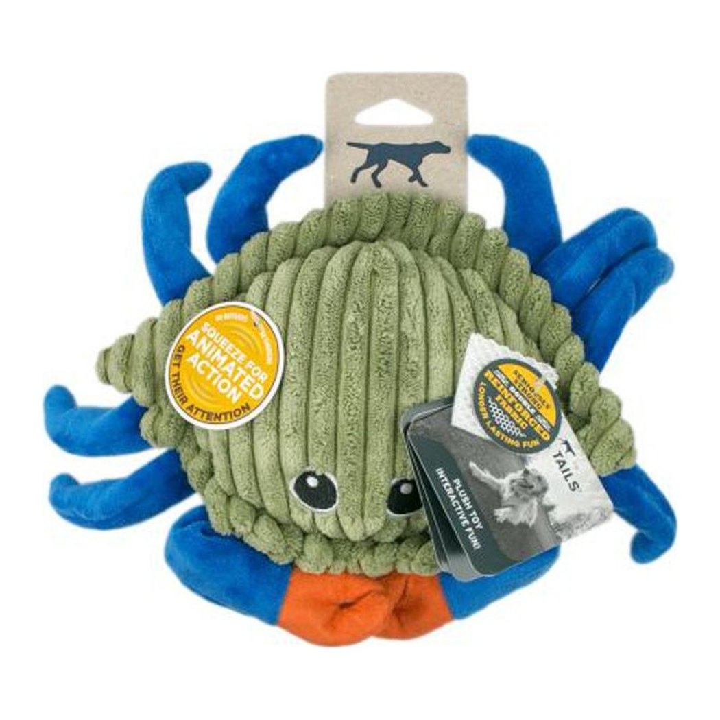 Tall Tails Plush Crab Animated Claw Toy - 9"-Pets - Toys-Appalachian Outfitters