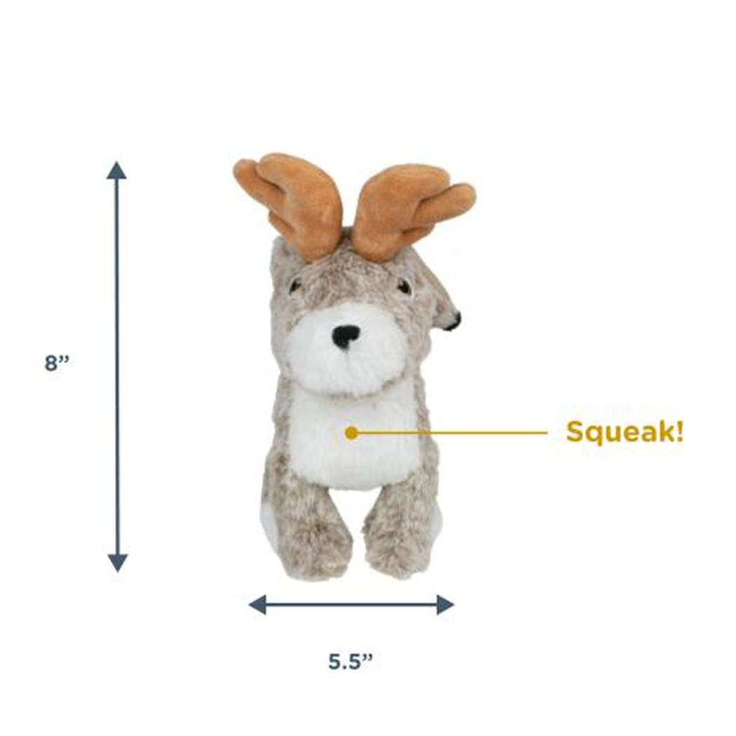 Tall Tails Plush Jackalope Twitchy Toy - 9"-Pets - Toys-Appalachian Outfitters