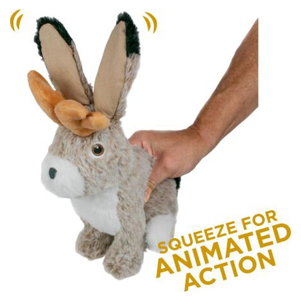 Tall Tails Plush Jackalope Twitchy Toy - 9"-Pets - Toys-Appalachian Outfitters