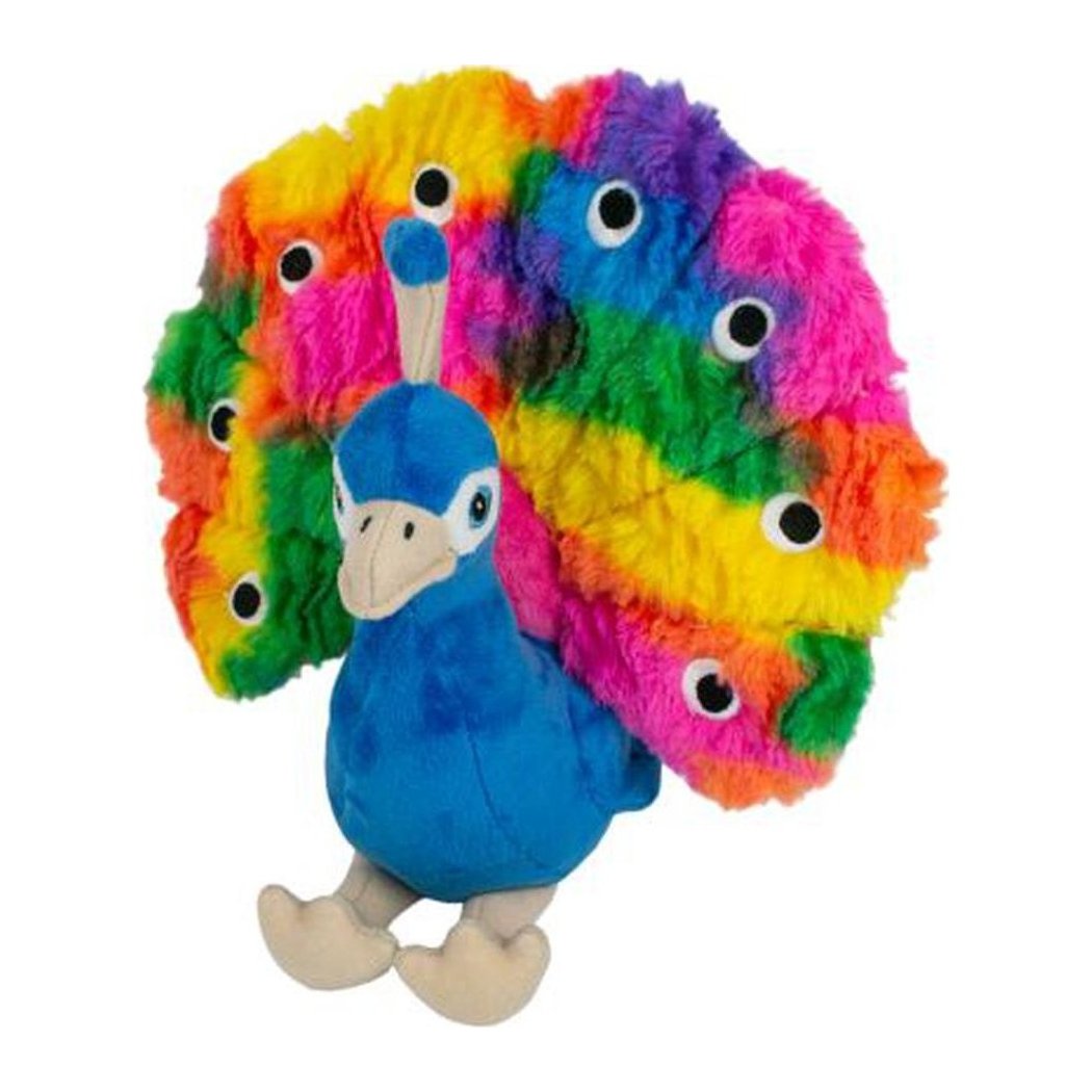 Tall Tails Plush Peacock Squeaker Toy - 9"-Pets - Toys-Appalachian Outfitters