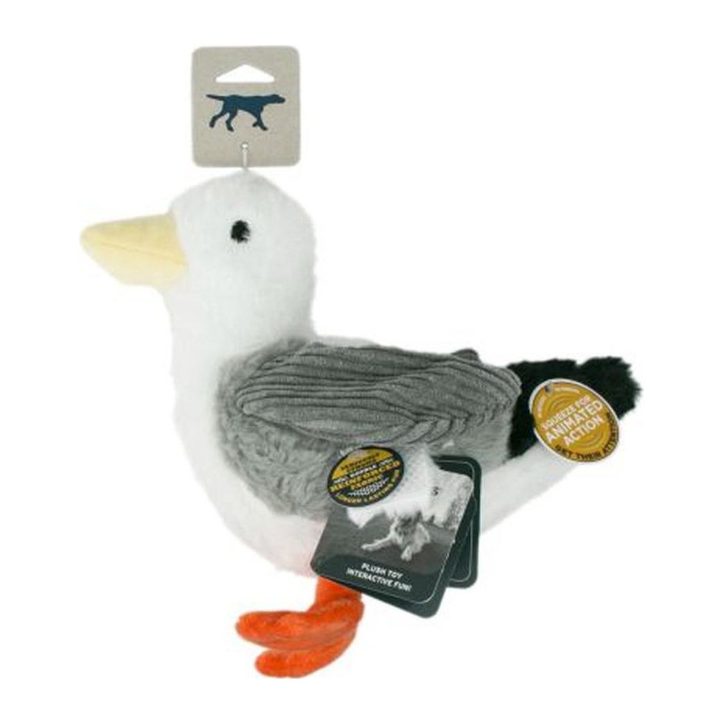 Tall Tails Plush Seagull Animated Wing Toy - 9"-Pets - Toys-Appalachian Outfitters