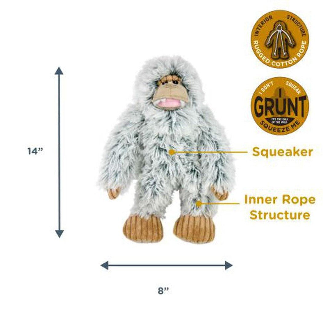 Tall Tails Plush Yeti Squeaker Toy - 14"-Pets - Toys-Appalachian Outfitters