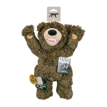 Tall Tails Rope Body Grizzly Bear 14"-Pets - Toys-Appalachian Outfitters