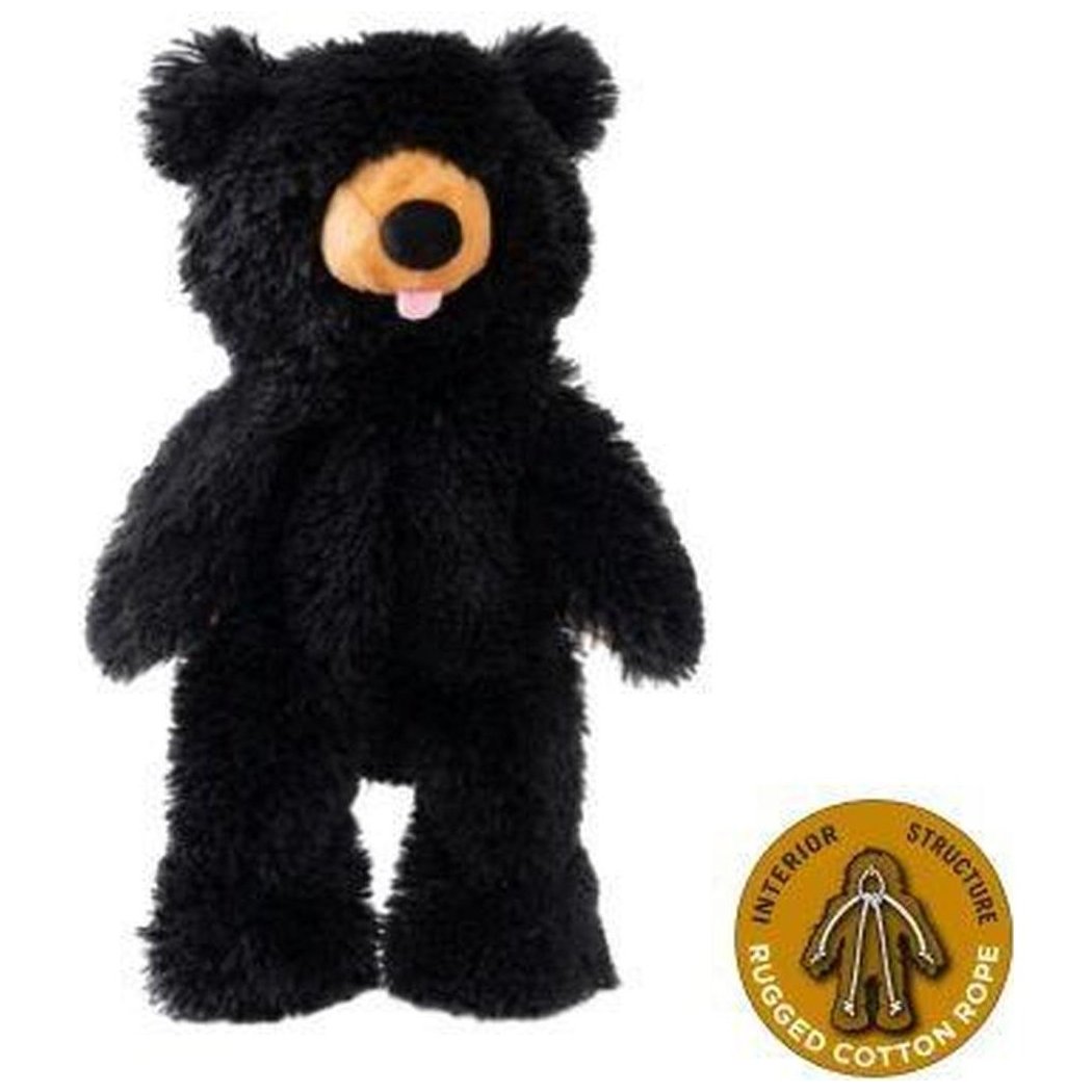 Tall Tails Stuffless Black Bear Squeaker Dog Toy-Pets - Toys-Appalachian Outfitters