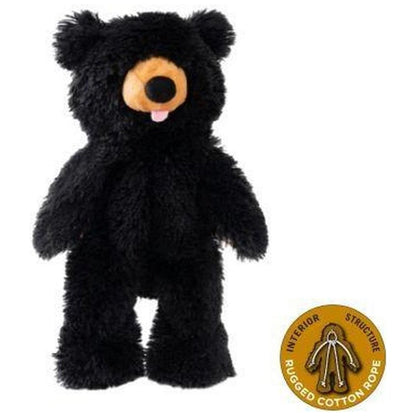 Tall Tails Stuffless Black Bear Squeaker Dog Toy-Pets - Toys-Appalachian Outfitters