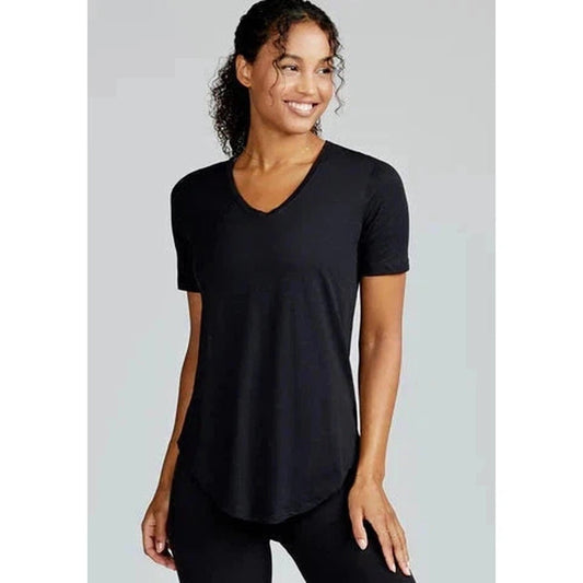 Tasc Women's Longline Tee-Women's - Clothing - Tops-Black Slub-S-Appalachian Outfitters