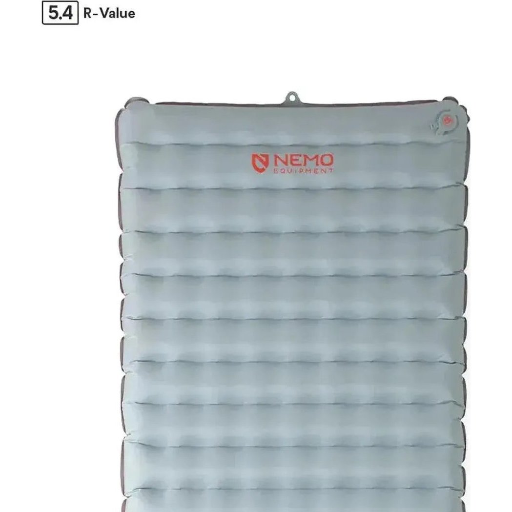 A front view of the NEMO Tensor All-Season Ultralight Insulated Sleeping Pad in Regular Wide against a white background.