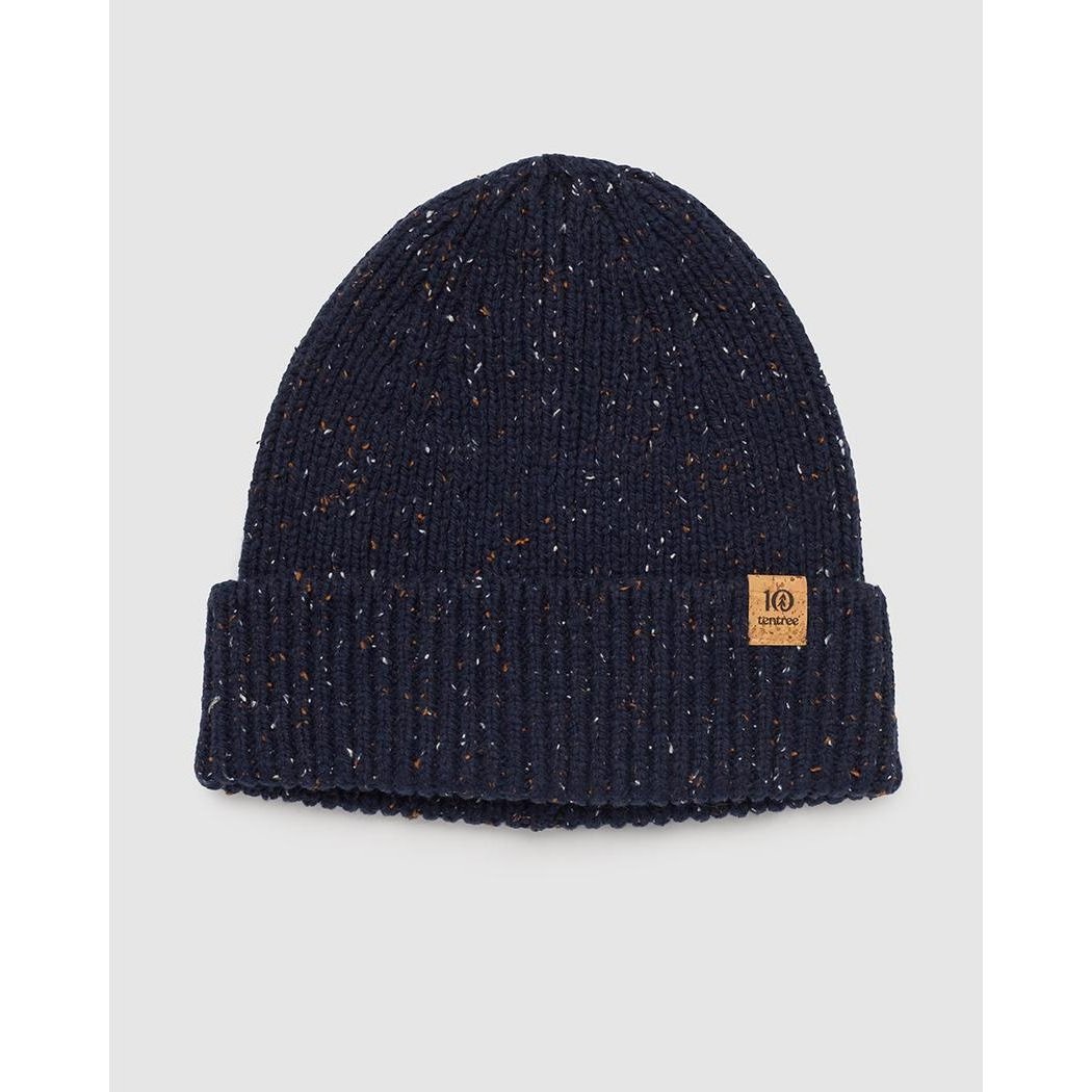 Tentree Bristow Nep Beanie-Accessories - Hats - Unisex-Midnight Blue Nep-Appalachian Outfitters