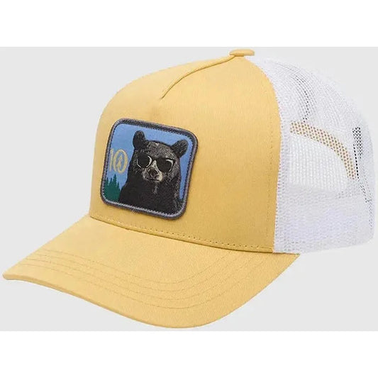 Tentree Lake Logo Altitude Hat-Accessories - Hats - Unisex-Dusk Yellow/Bear-Appalachian Outfitters