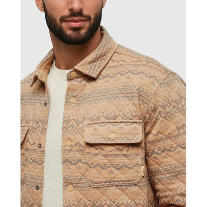 Tentree Men's Quilted Colville Shacket-Men's - Clothing - Tops-Appalachian Outfitters