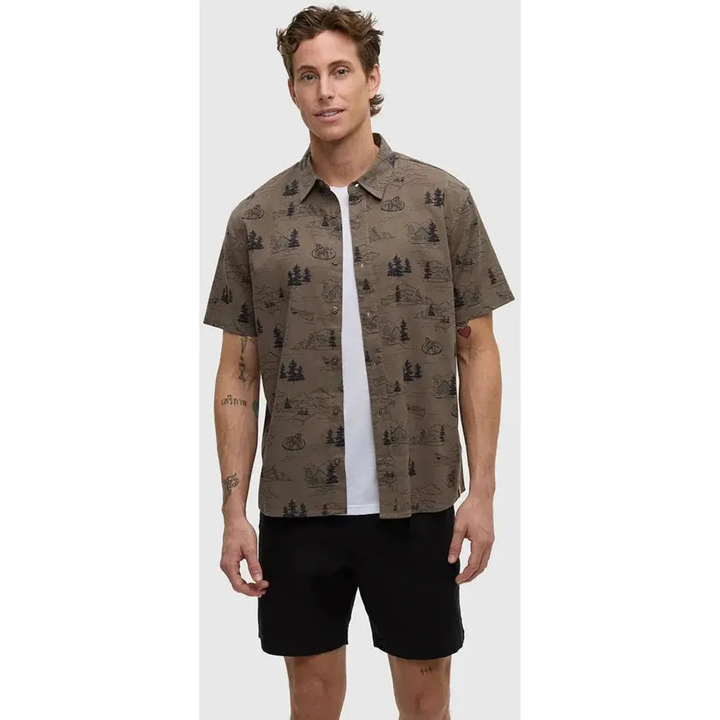 Tentree Men's Redwood Shirt-Men's - Clothing - Tops-Timber Lake Sasquatch-S-Appalachian Outfitters
