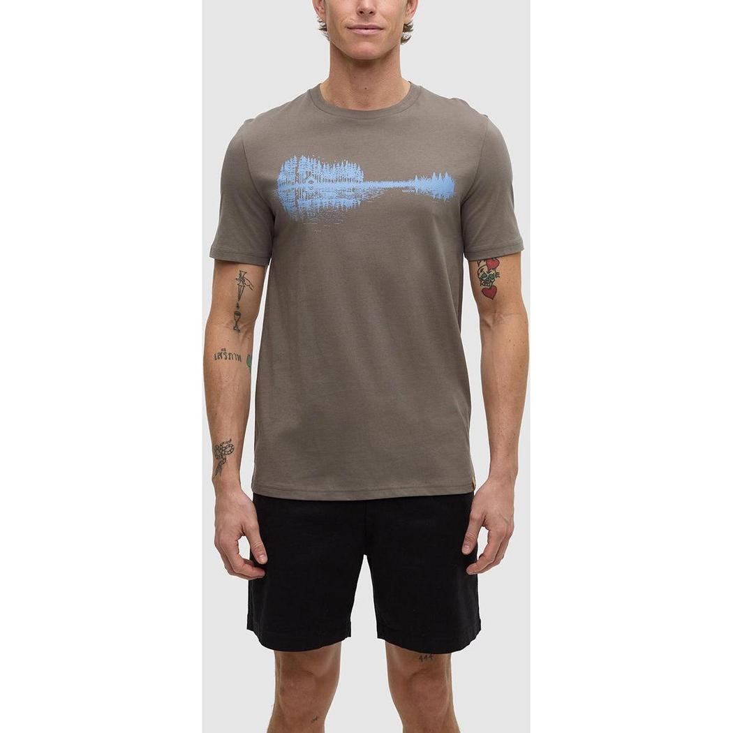 Tentree Men's Summer Guitar T-Shirt-Men's - Clothing - Tops-Timber Lakes Blue-M-Appalachian Outfitters