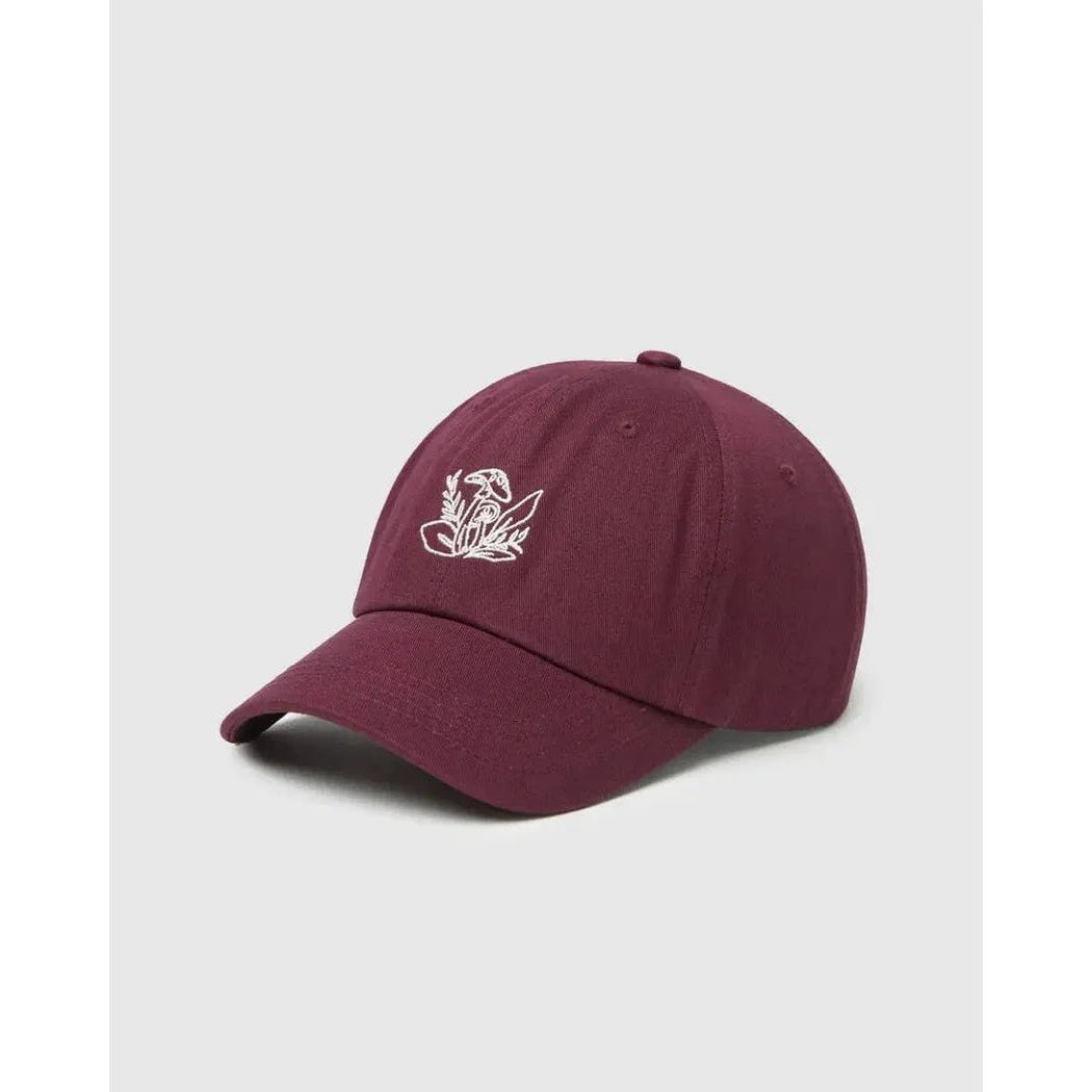 Tentree Understory Peak Hat-Accessories - Hats - Unisex-Deep Burgundy Warm Oak-Appalachian Outfitters