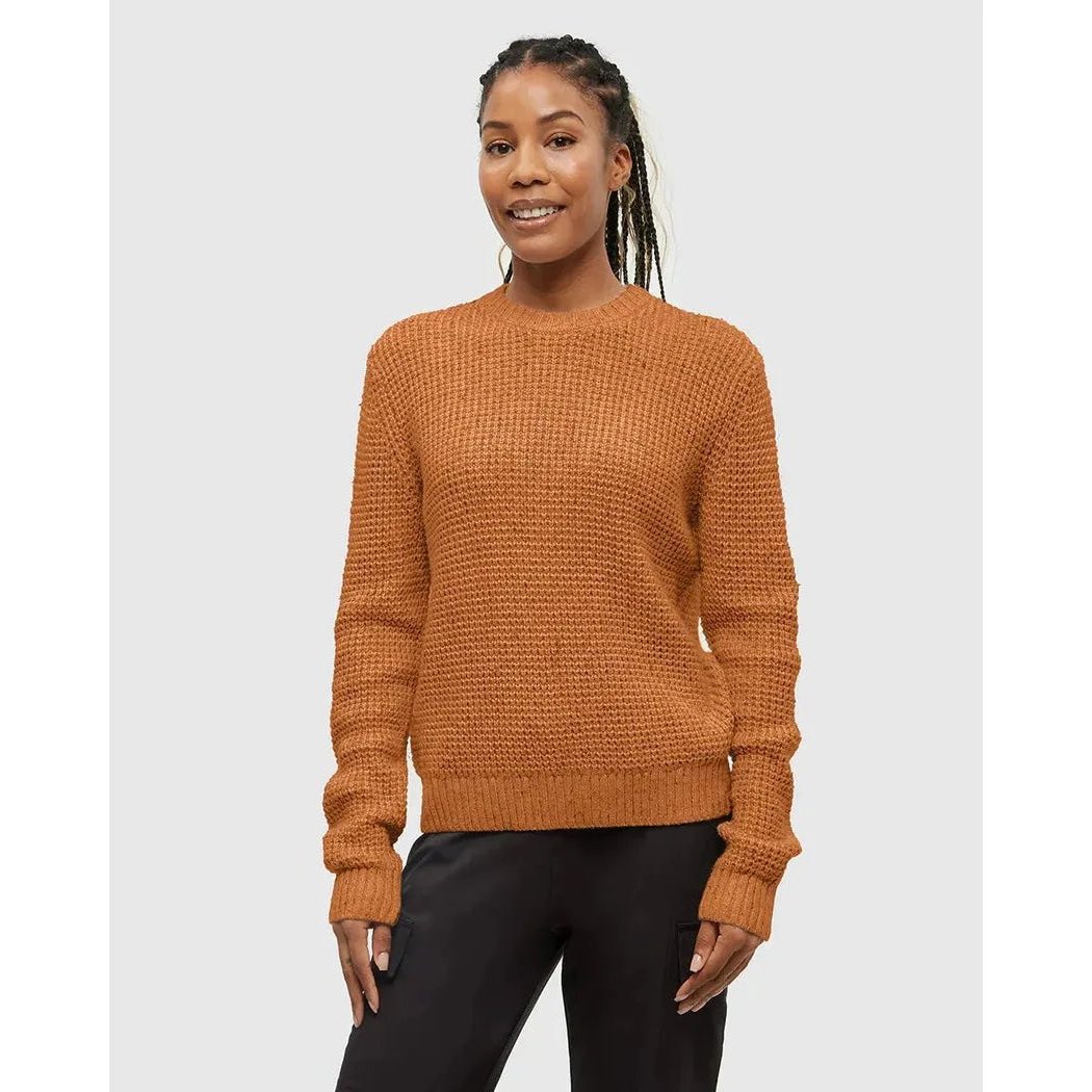 Tentree Women's Morrell Sweater-Women's - Clothing - Tops-Burnt Caramel Nep-S-Appalachian Outfitters