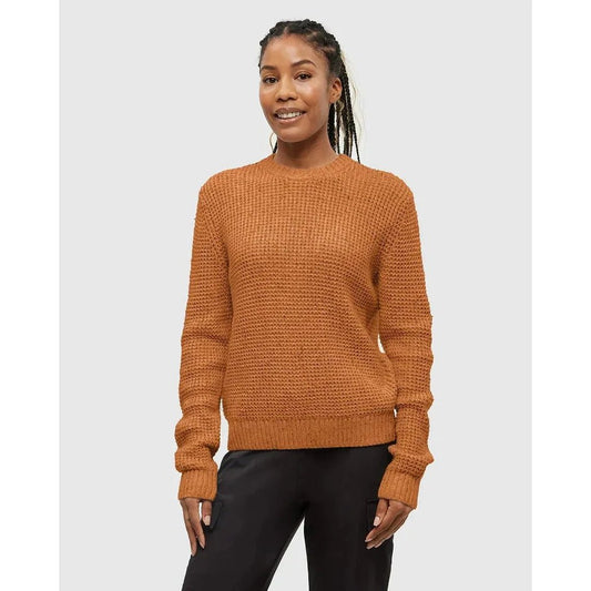 Tentree Women's Morrell Sweater-Women's - Clothing - Tops-Burnt Caramel Nep-S-Appalachian Outfitters