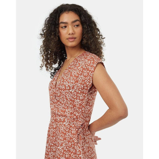 Tentree Women's Woven Wrap Dress-Women's - Clothing - Dresses-Appalachian Outfitters