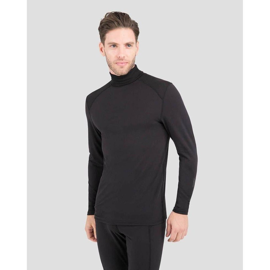 Terramar 2.0 Men's Thermolator Performance Turtle Neck-Men's - Clothing - Baselayer-Black-S-Appalachian Outfitters