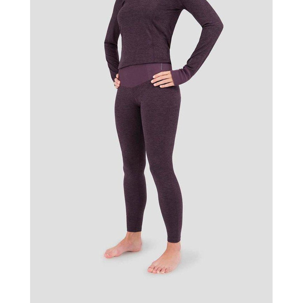 A front view of the Terramar 2.0 Women's Cloud Nine Performance Tights in Black on a model against a light gray background.