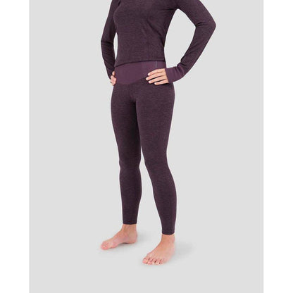 A front view of the Terramar 2.0 Women's Cloud Nine Performance Tights in Black on a model against a light gray background.