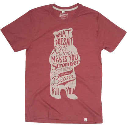 The Landmark Project Bear Tee-Unisex - Clothing - Tops-Poppy-XS-Appalachian Outfitters