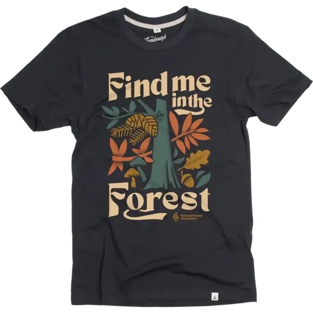 The Landmark Project Find Me in the Forest Tee-Unisex - Clothing - Tops-Deep Navy-S-Appalachian Outfitters